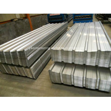 Feuille ondulée de toit en métal enduit d&#39;aluminium de zinc